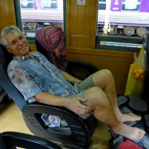 In the train between Bangkok and Chiang Mai - 2nd class